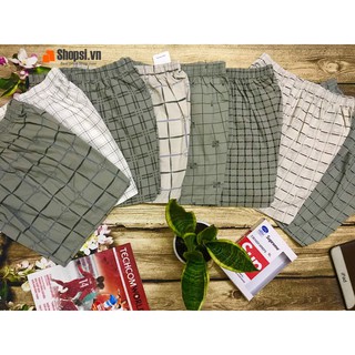 [Rẻ Vô Địch]Quần Short Nam - Quần đùi Caro Vải Cotton - Mặc Nhà, Mặc Ngủ