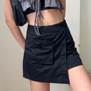 váy đắp chéo túi hộp đen