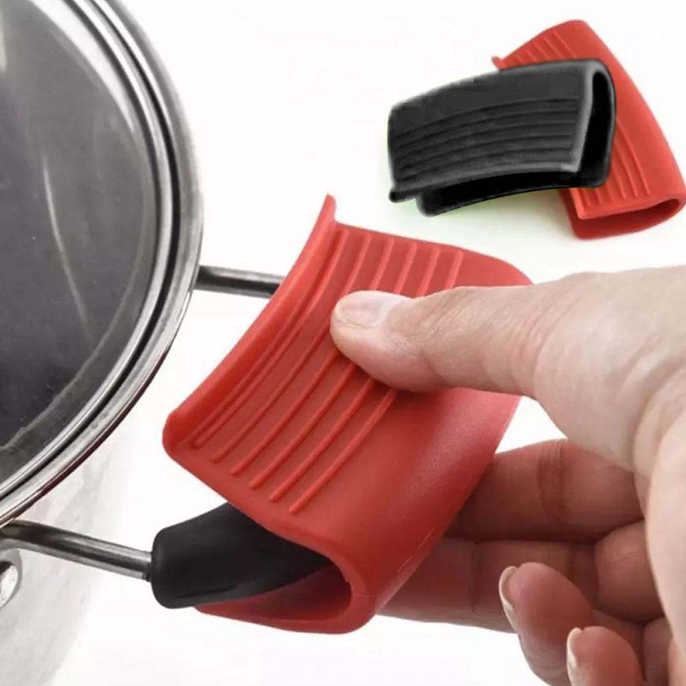 Tay cầm silicon chống trượt chịu nhiệt bảo vệ tay cầm nồi chảo nhiều màu
