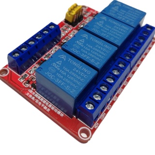 MẠCH ĐỆM RELAY 4 KÊNH 24V 10A