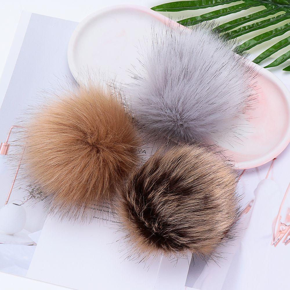 SUENIN Quả Cầu Lông Xù 12cm Tự Trang Trí Nón Len Xinh Xắn
