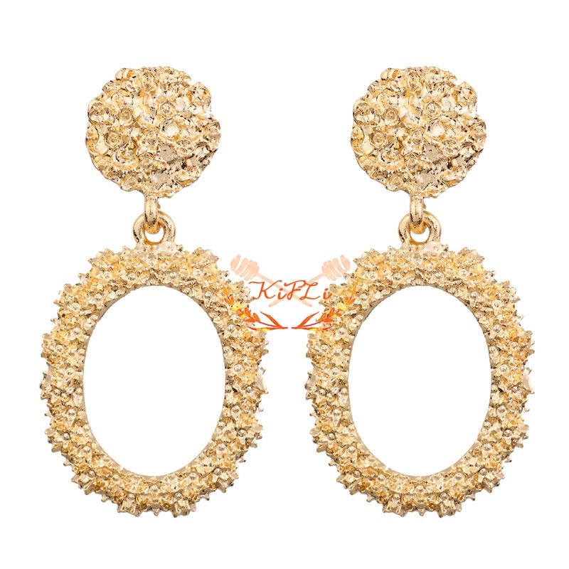 KIFIL Vintage Punk Style Long Earrings for Women