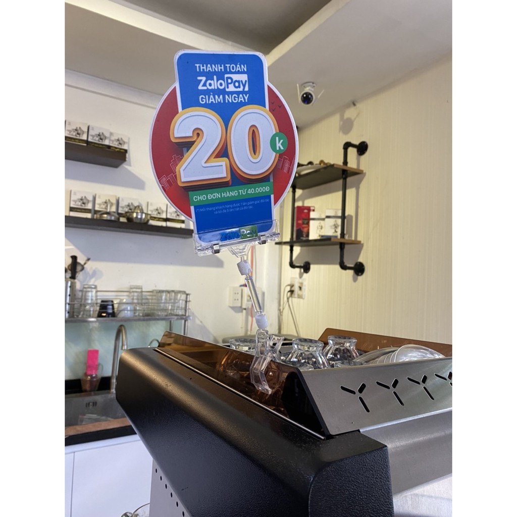 Kẹp mica cao cấp, wobble cao cấp