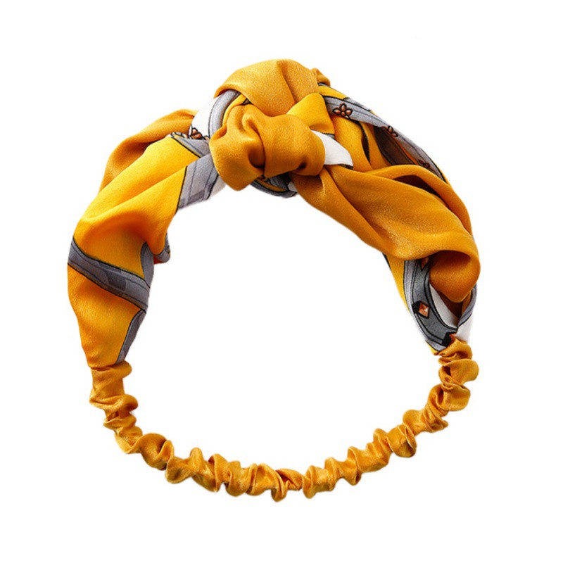 Băng đô vải cotton phối màu thời trang cho nữ