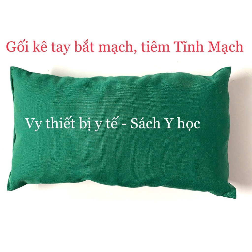 Gối kê tay bắt mạch, tiêm tĩnh mạch, đo huyết áp