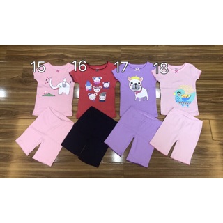 Combo 7 bộ carter dành cho bé gái chỉ 65k/bộ