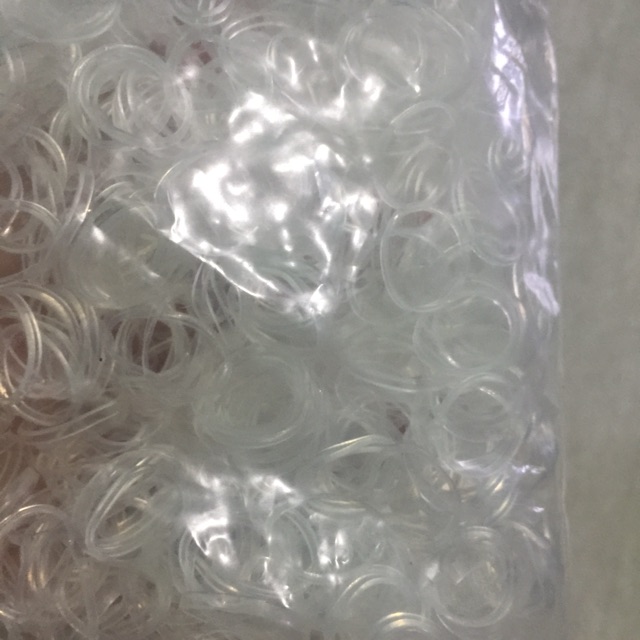 Dây thun cột tóc trong cước siêu mềm siêu dai giá chỉ 1k 1k