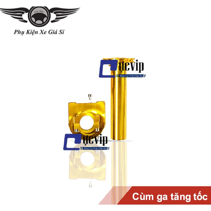 Cùm Ga Tăng Tốc Nhôm CNC Gắn Mọi Loại Xe MS2571