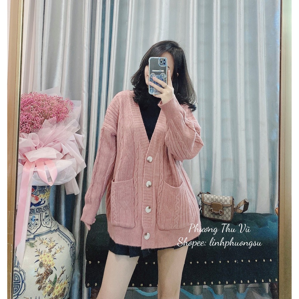 Áo Cadigan len 4 màu hàng QC cao cấp SIÊU RẺ (Ảnh thật tự chụp) | BigBuy360 - bigbuy360.vn