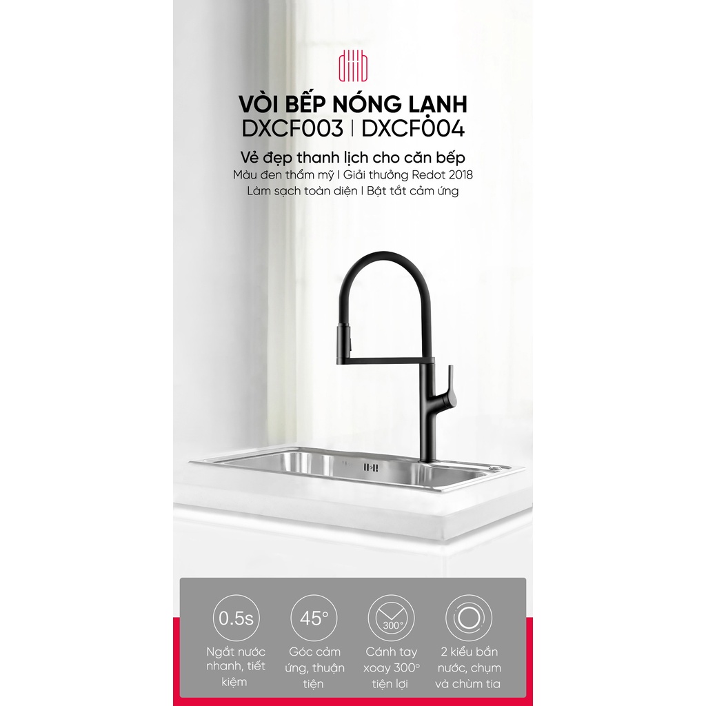Vòi nhà bếp Xiaomi DiiiB DXCF001 DXCF003 DXCF002 DXCF004