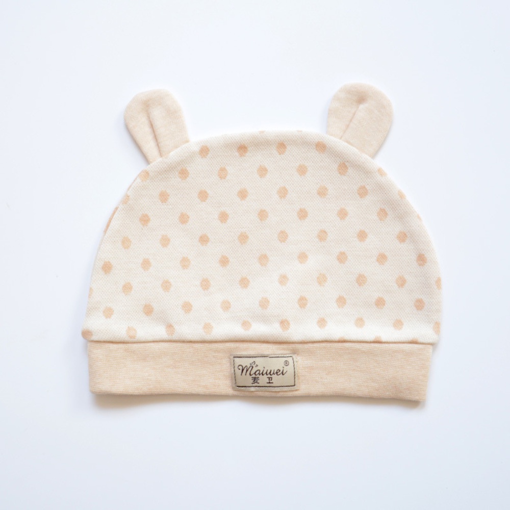 [HÀNG SẴN]Mũ che thóp cho bé sơ sinh, mũ cotton ORGIANIC cao cấp 100%không chất tẩy nhuộm an toàn cho bé giữ ấm đầu