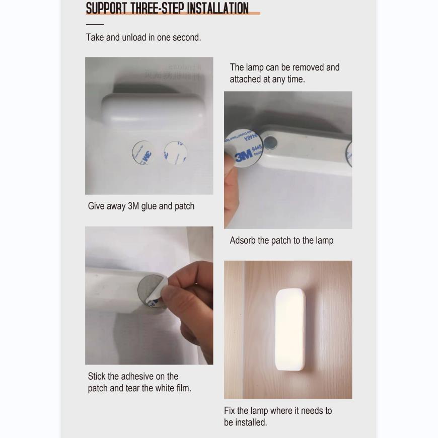 Đèn LED Mini Ánh Sáng Ban Đêm Có Thể Điều Chỉnh Hỗ Trợ Đọc Sách Đa Ứng Dụng