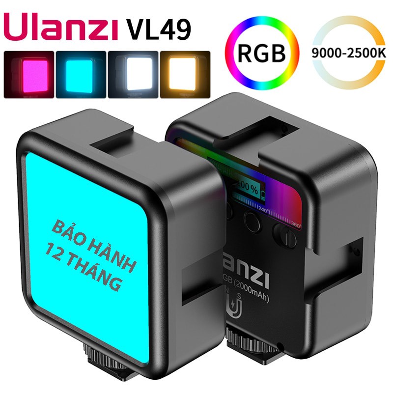 Đèn quay phim - chụp ảnh Ulanzi VL49 RGB