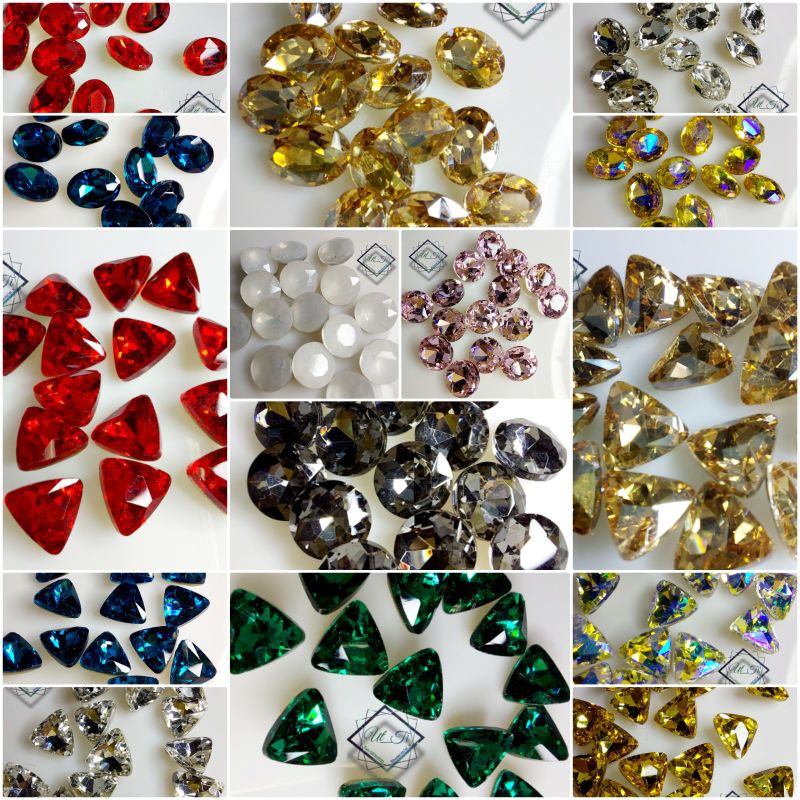 Combo 100v đá khối chân vàng