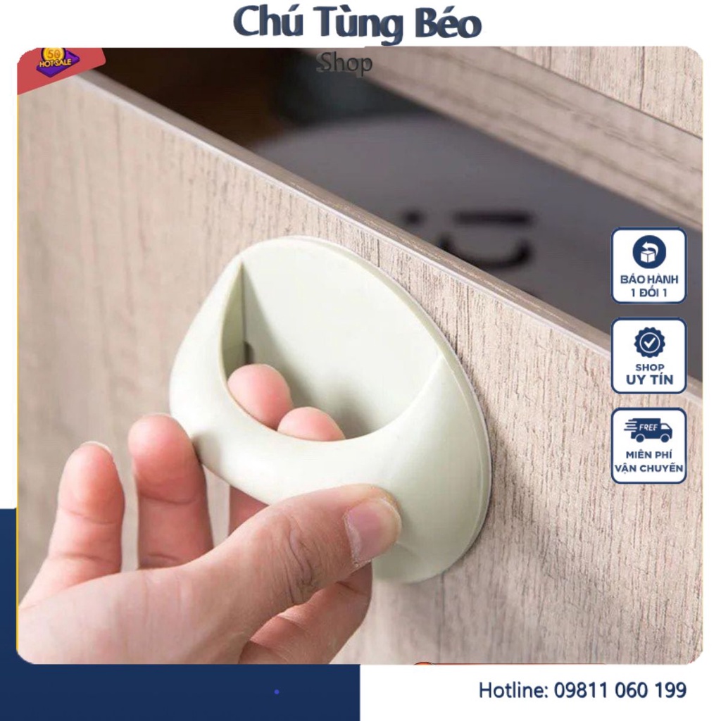 Tay Nắm Cửa Tủ Lạnh, Cửa Phòng, Cửa Tủ, Ngăn Kéo Tủ Loại Dán Tiện Lợi