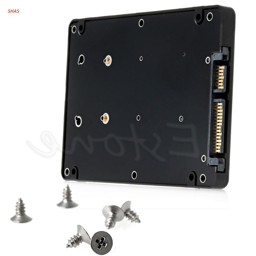 1 Card Chuyển Đổi Mini Pcie Msata Ssd Sang 2.5 '' Sata3 Với Vỏ Màu Đen 7mm | BigBuy360 - bigbuy360.vn