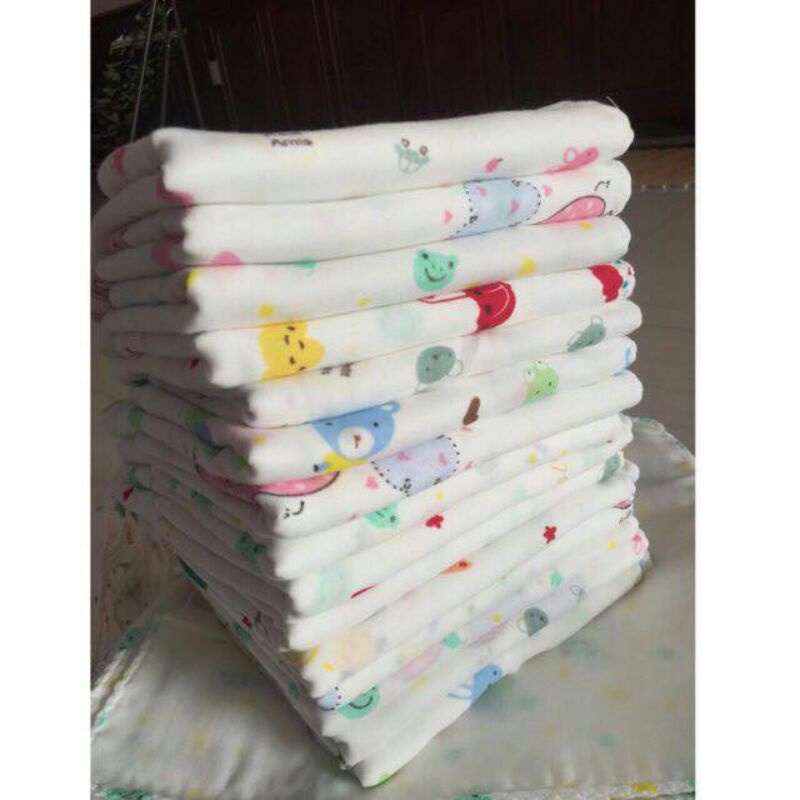 10 KHĂN SỮA XÔ XUẤT NHẬT SIÊU MỀM, SIÊU THẤM CHO BÉ