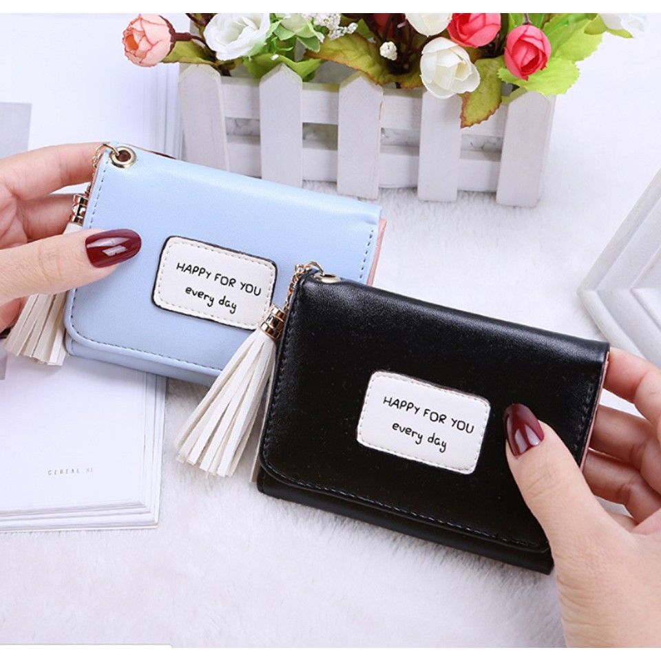 BÓP VÍ CẦM TAY FROM KOREA HAPPY FOR YOU EVERY DAY V211 CÁCH ĐIỆU TRẺ TRUNG | BigBuy360 - bigbuy360.vn