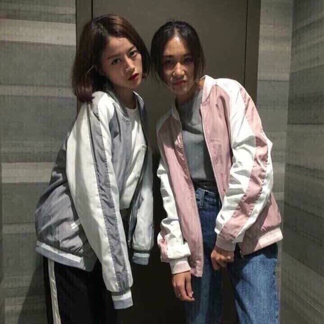 ÁO KHOÁC GIÓ FORM RỘNG CỔ BOMBER