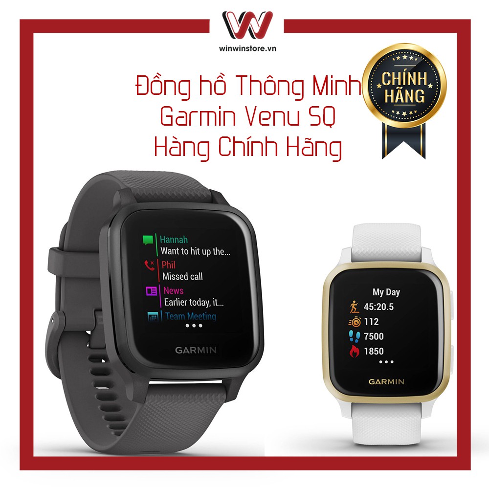 Đồng hồ Garmin Venu SQ - Bảo hành chính hãng 12 tháng