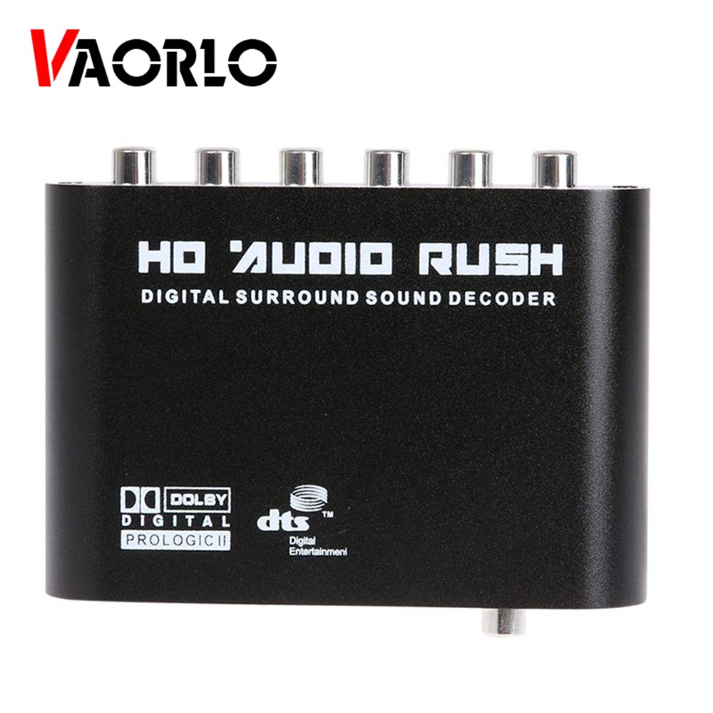 Bộ Giải Mã Âm Thanh Kỹ Thuật Số 5.1ch hd Audiorush spdif coaxial Sang rca dts ac3