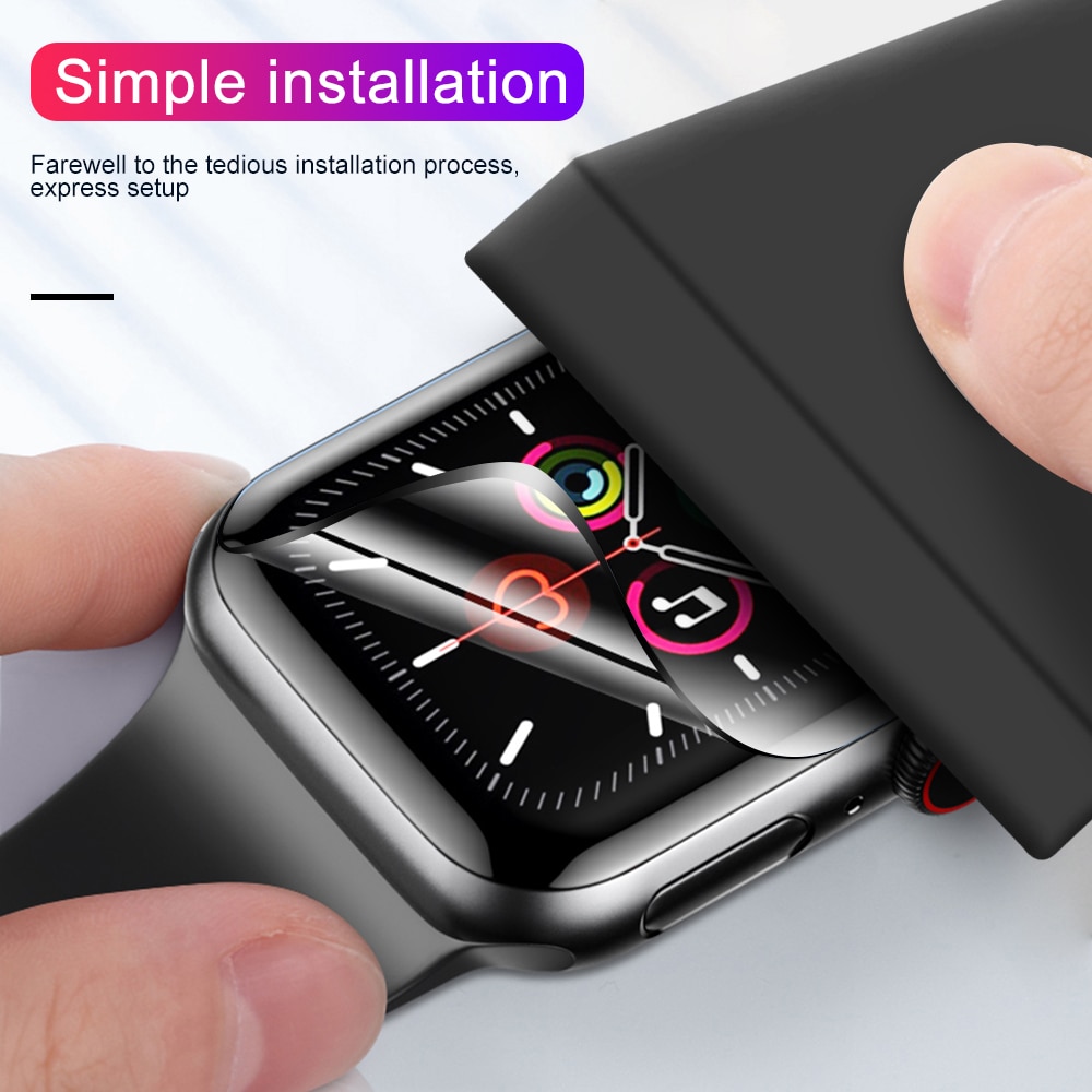 Miếng dán PE bảo vệ mặt đồng hồ chống thấm nước cho Apple Watch 5 4 40MM 44MM