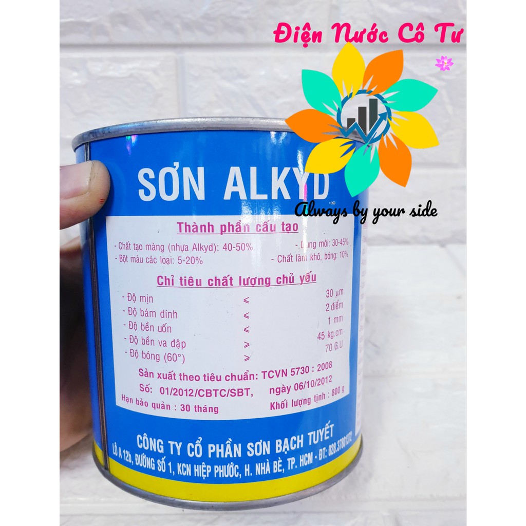 Sơn dầu Bạch Tuyết Nhiều Mã Màu Lựa Chọn - Sơn Dầu Bạch Tuyết 0.5kg &amp; 1kg