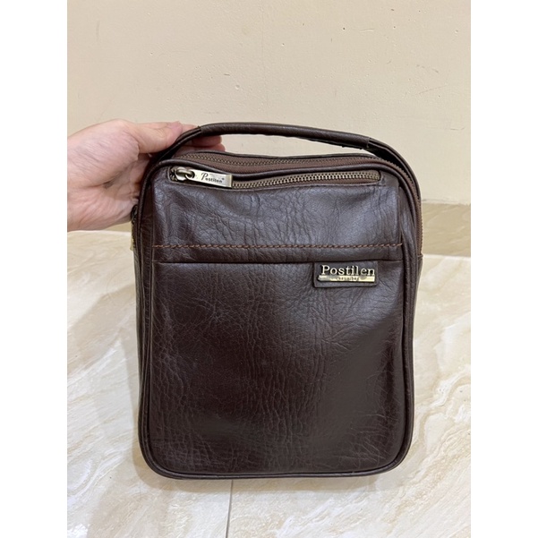 Túi si hiệu da thật