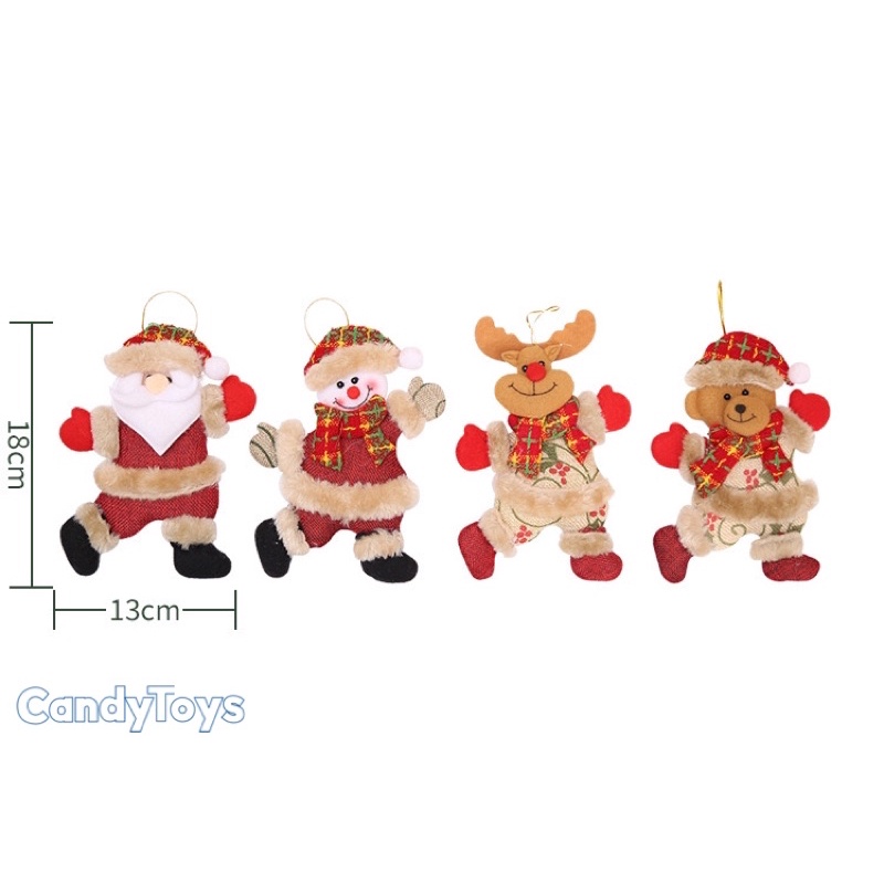 ĐỒ TREO TRANG TRÍ CÂY THÔNG NOEL/ GIÁNG SINH - CHUÔNG TREO NƠ, ÔNG GIÀ NOEL/ NGƯỜI TUYẾT/ GẤU/ HƯƠU