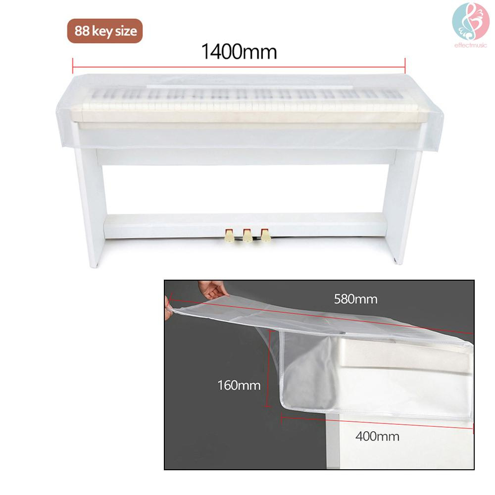 Tấm Phủ Bàn Phím Đàn Piano Trong Suốt Chống Bụi Chống Nước Tiện Dụng Ốp