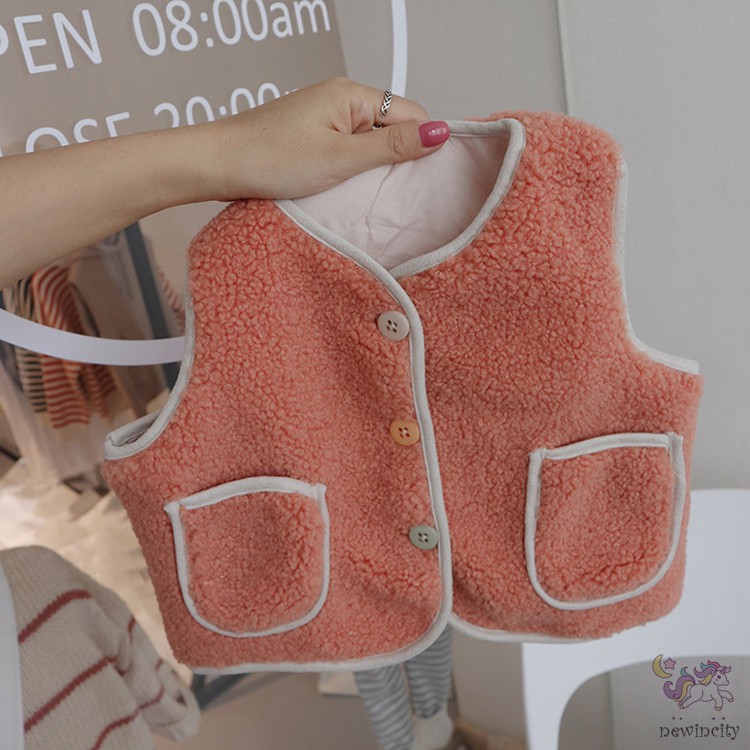 Áo Cardigan Không Tay Phong Cách Hàn Quốc Cho Bé