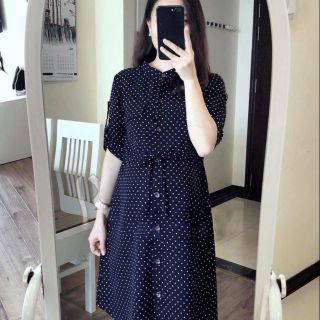 MVB145060PT  ĐẦM BẦU CHẤM BI  XINH