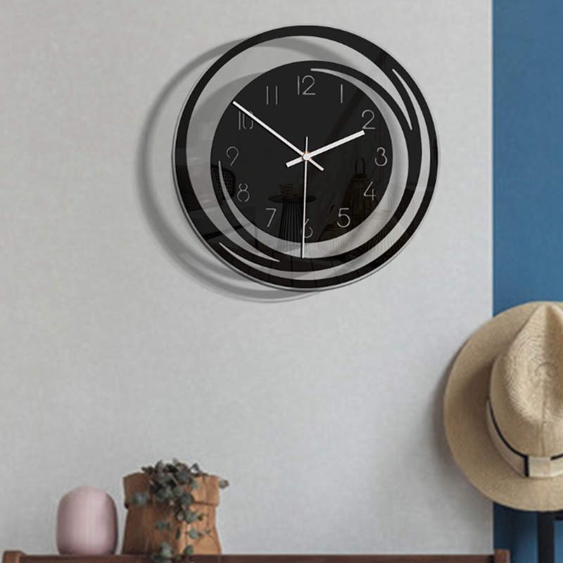 Đồng Hồ Treo Tường Bằng Acrylic Trong Suốt Thiết Kế Tối Giản Phong Cách Bắc Âu Độc Đáo Trang Trí Nhà Cửa