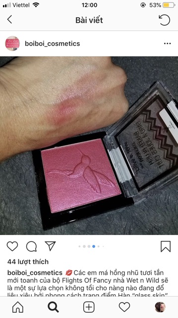 PHẤN MÁ WET N WILD COLOR ICON BAKED BLUSH