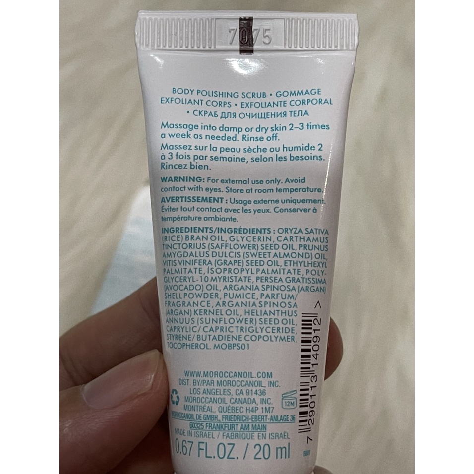 Tẩy tế bào chết Moroccanoil Body Polishing Scrub 20ml