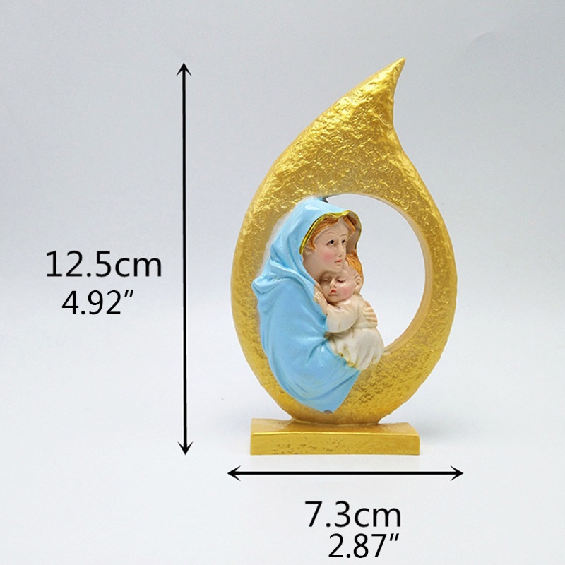 Khuôn Silicone Làm Tượng Chúa Jesus Để Bàn Trang Trí