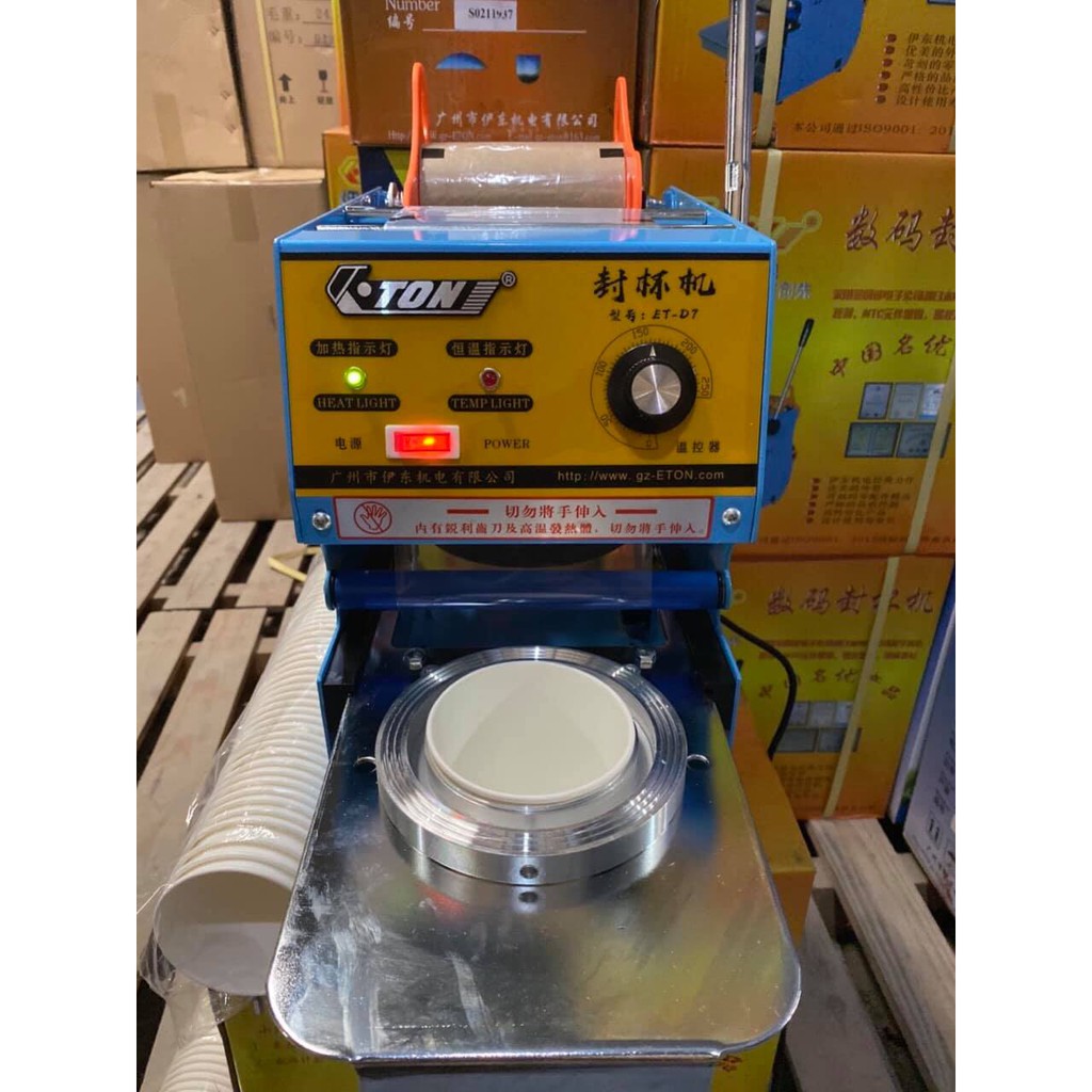 Máy ép miệng ly ETON D7