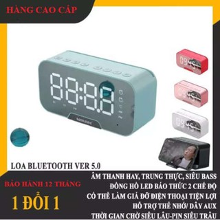 Loa bluetooth có đồng hồ led Kimiso K10