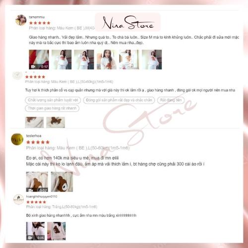 Bộ đồ ngủ nữ mặc nhà thêu gấu dễ thương lông mượt mịn mặc mùa đông siêu ấm áp 2 màu NinaStore