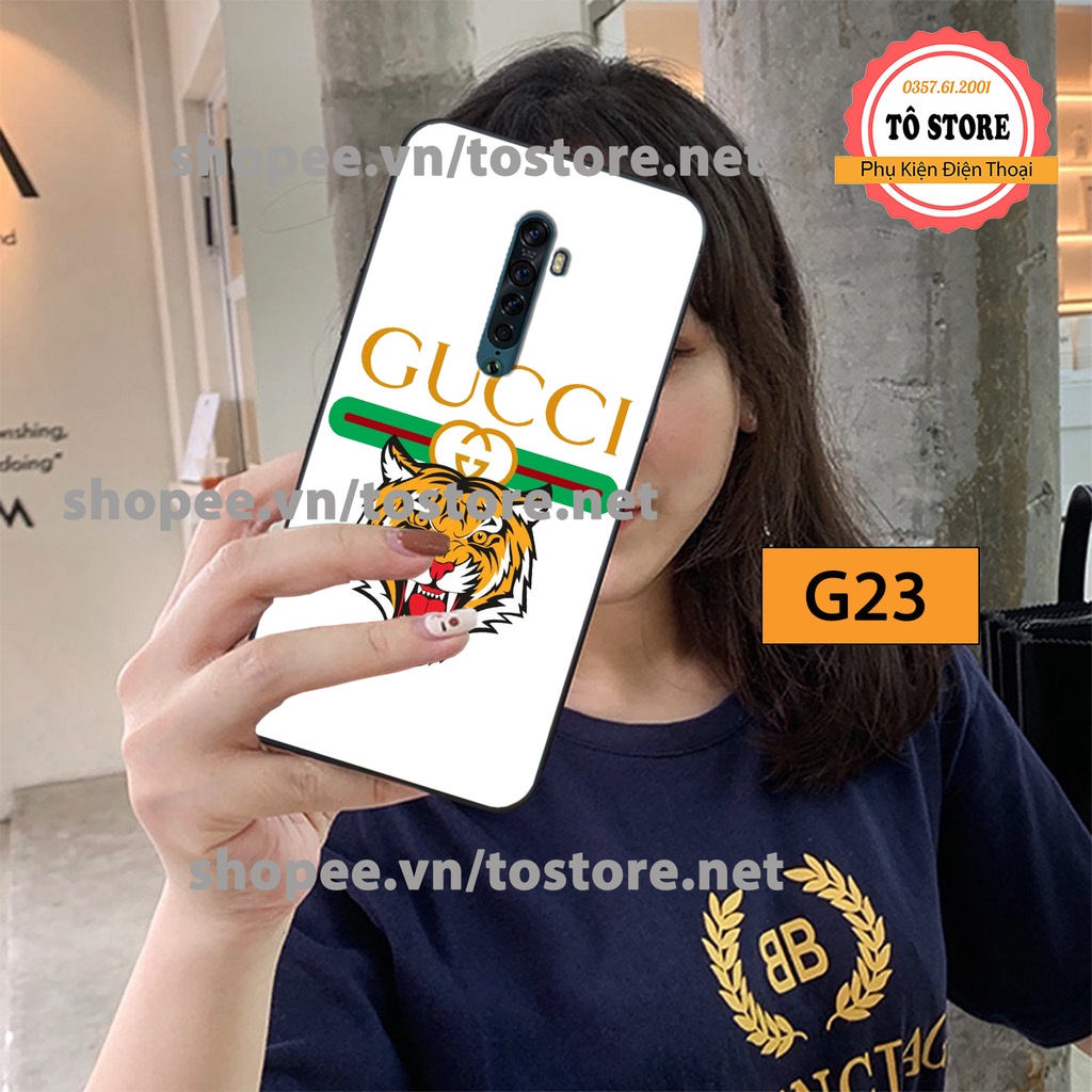 Ốp lưng Oppo Reno / Oppo Reno 2 / Oppo Reno 2F in hình GC/LV/DIOR cao cấp, chất lượng