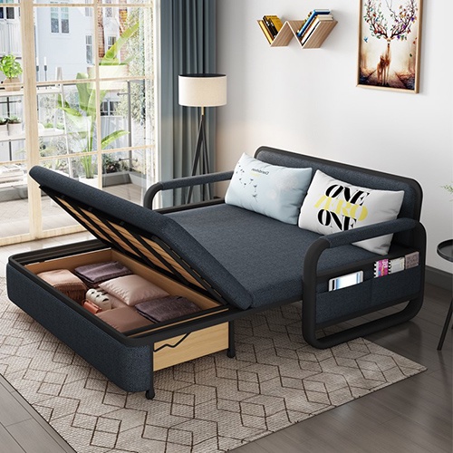 Giường gấp gọn thành ghế thông minh kích thước 1m6x1m9 – Sofa giường nhập khẩu,Đệm bọt biển