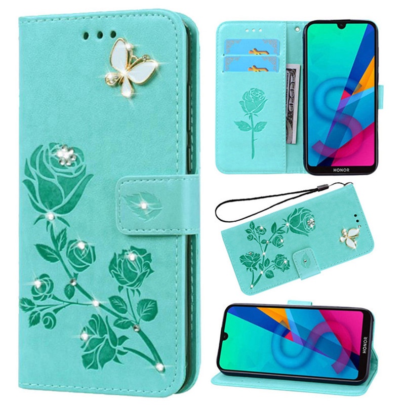 Ốp Điện Thoại Da Silicon Hình Quyển Sách Họa Tiết Hoa Hồng Dập Nổi Cho Samsung Galaxy A03 Core A13 A23 4G 5G A33 A53 A73 5G