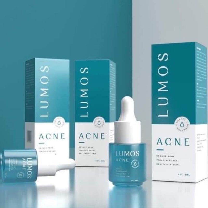 Serum Lumos Ance 5ml Chính Hãng - Xóa Mụn Se Khít Lỗ Chân Lông Dưỡng Trắng Da Mặt Mẫu Mới 2021