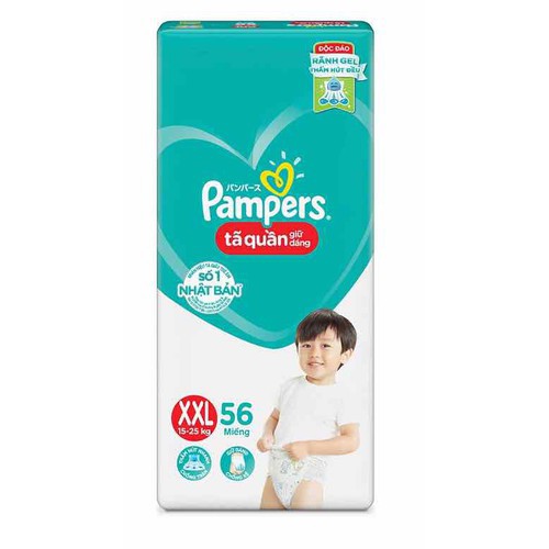 [ CHÍNH HÃNG] Tã Quần Pampers Giữ Dáng Mới Gói Cực Đại M74/L68/XL62/XXL56