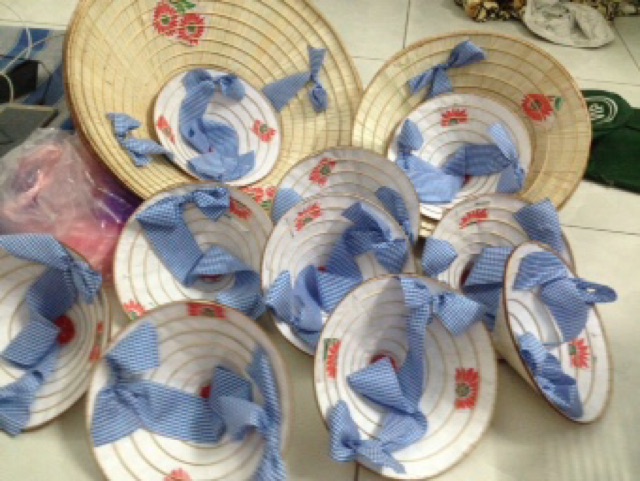 Nón lá 19 cm Combo 10 cái nón lá bé 8 tháng giá rẻ