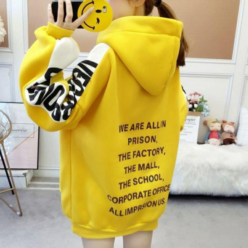 Áo Hoodie - Khoác nỉ phối tay sọc in chữ STARK Form chuẩn 60kg - Chất vải nỉ lót bông mềm, dày, giữ ấm tốt