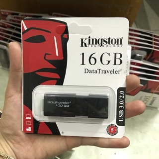 [chuẩn dung lượng]    Usb kingston 16GB 3.0 - bảo hành 6 tháng