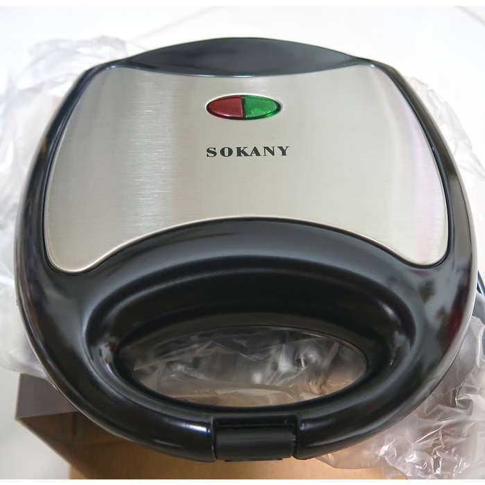 Máy làm bánh Sokany KJ-102 Công suất 750W Máy làm bánh hotdog tam giác