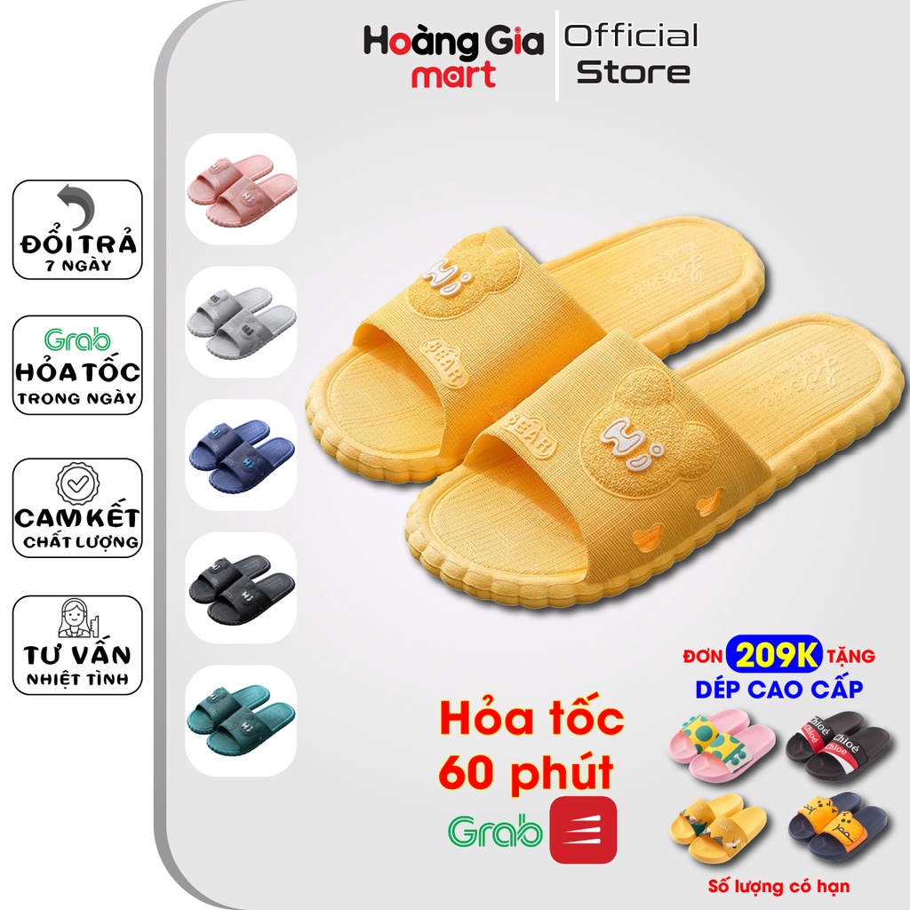 Dép mang trong nhà văn phòng chống trượt nguyên khối không dán keo mã GAU94