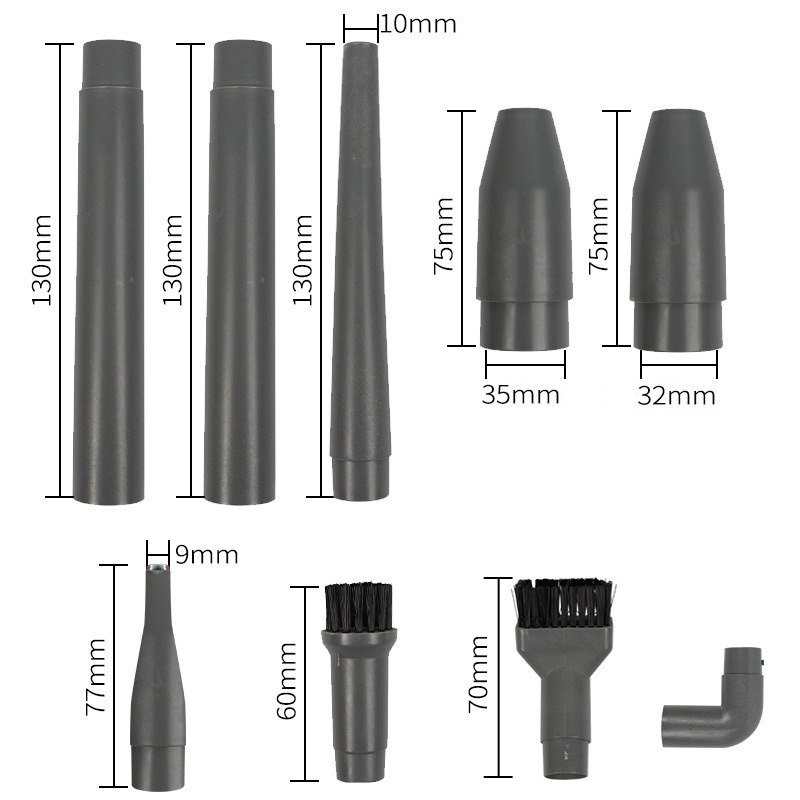 Bộ 9 đầu hút thay thế cho máy hút bụi 32MM/35MM